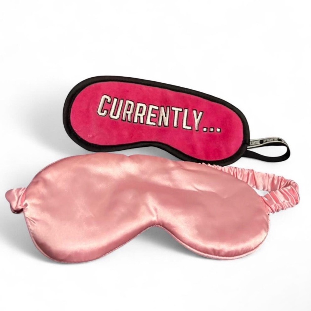 Two sleep mask’s with strap